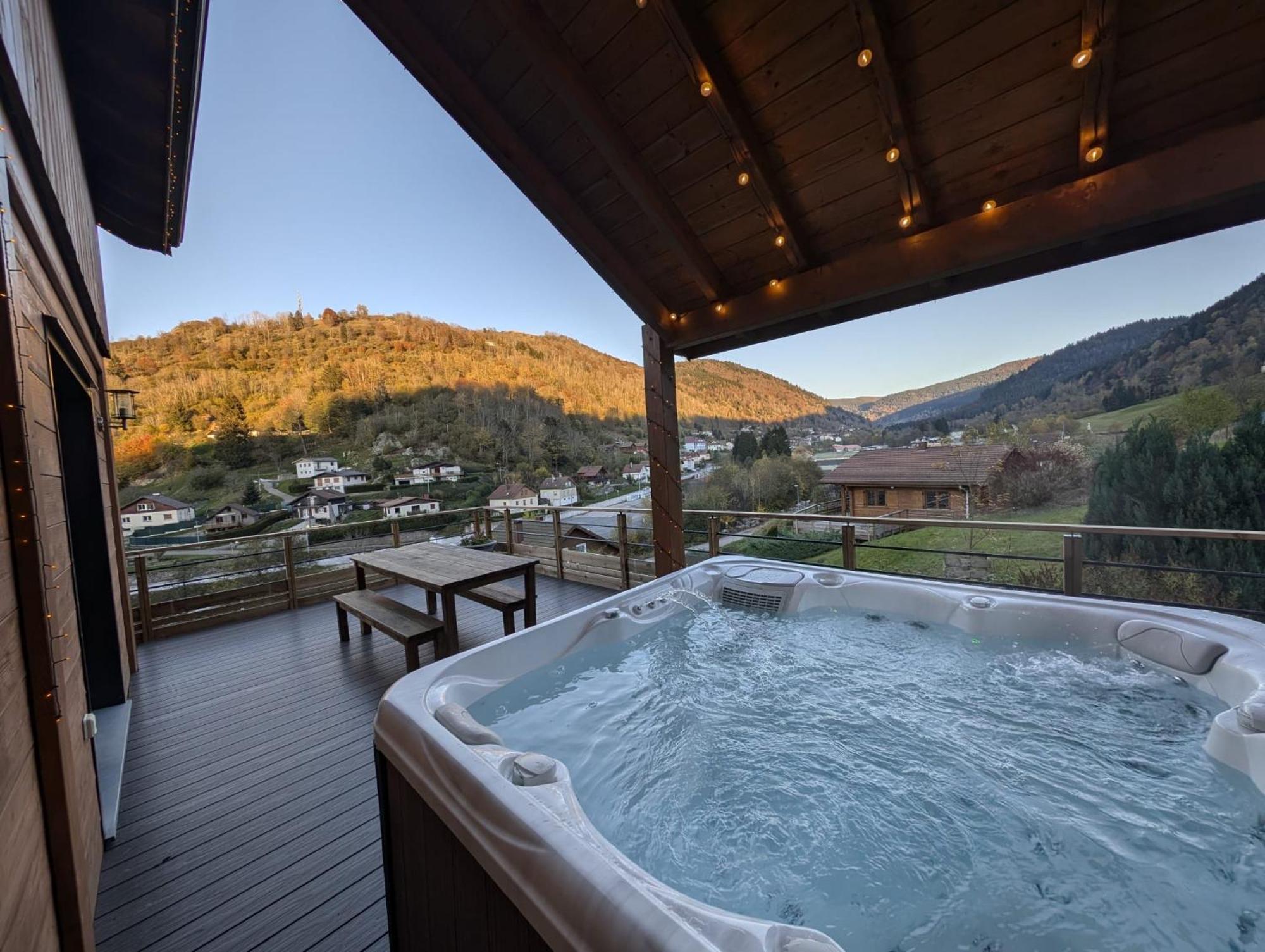 Вилла Casa De Monzel With 6-Person Jacuzzi & Panoramic View Ла-Бресс Экстерьер фото